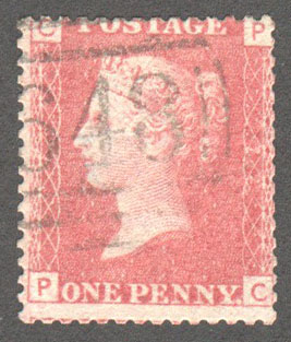 Great Britain Scott 33 Used Plate 72 - PC - Click Image to Close